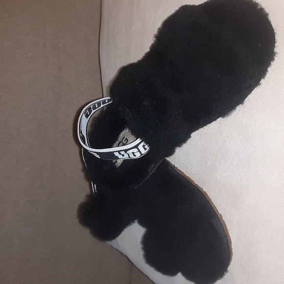Ugg slip on fur slides nwot - Picture 1 of 6